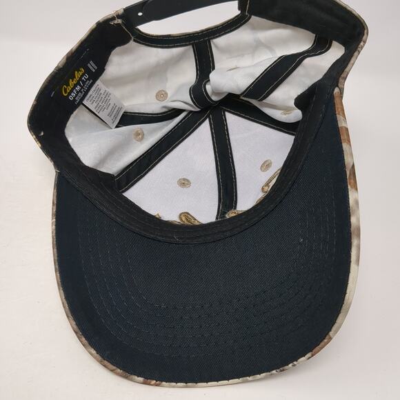 Cabela's Snapback Cap Multicolor One Size Adjustable Camouflage Vented Holes - Picture 7 of 9